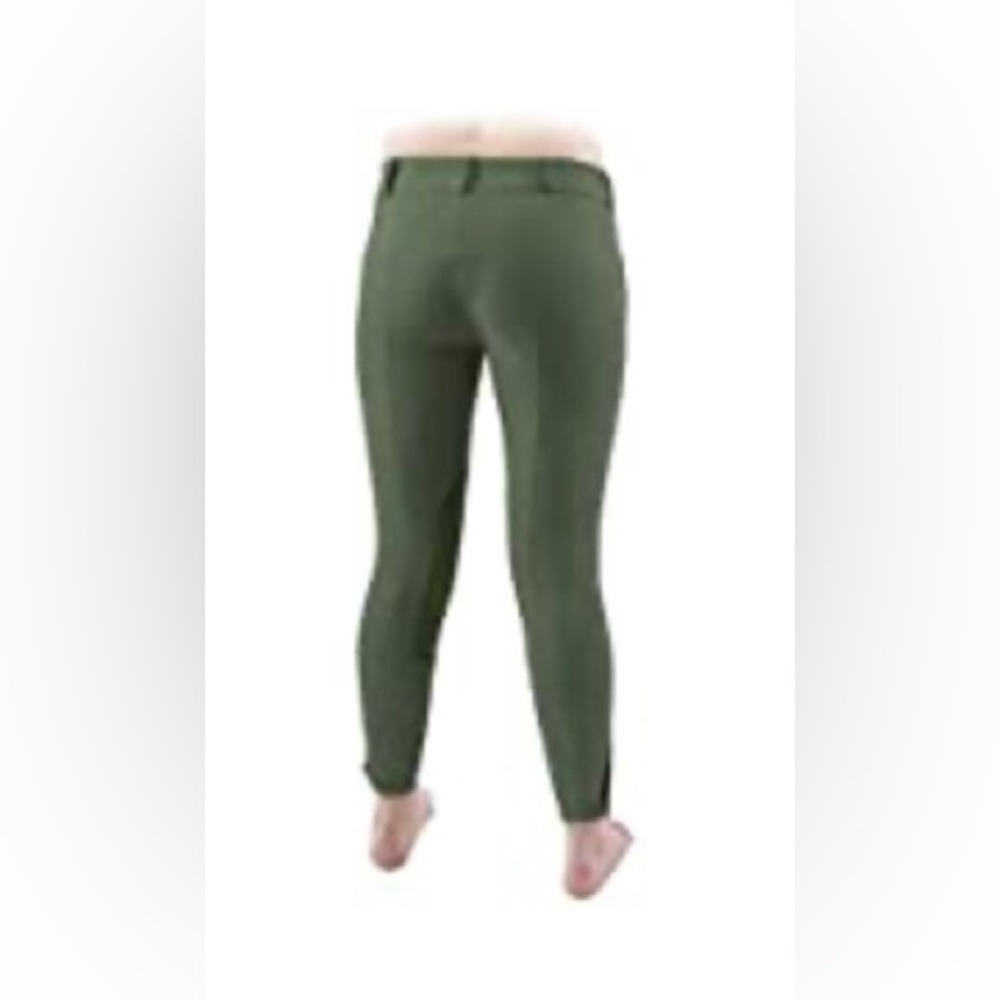 Shires Ladies Berkeley Wide Waist Breeches in Olive - 32R